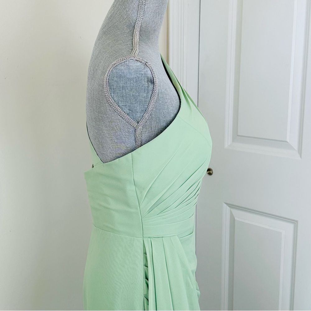 Source Unknown Mint Green Asymmetrical Dress - image 12